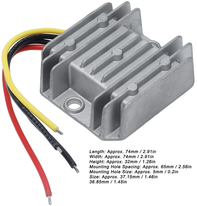 Alt view image 2 of 7 - DC Converter Module DCDC 24V to 19V 10A 190W Voltage Regulator Reducer Transformer Power Supply Adapter IP67 for Auto Car