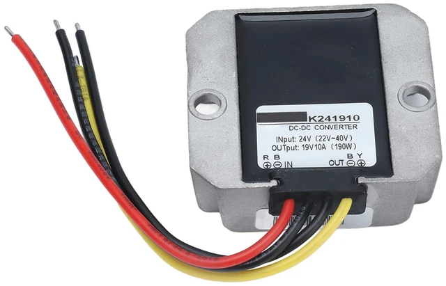 Alt view image 7 of 7 - DC Converter Module DCDC 24V to 19V 10A 190W Voltage Regulator Reducer Transformer Power Supply Adapter IP67 for Auto Car