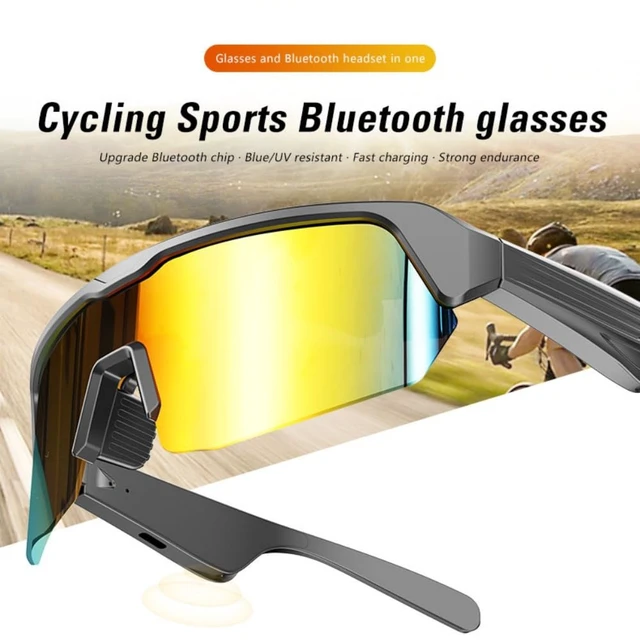 Alt view image 3 of 7 - Smart Glasses UV Protection, Bluetooth Glasses for Men, Smart Sunglasses for Women, Wireless Music & Calls