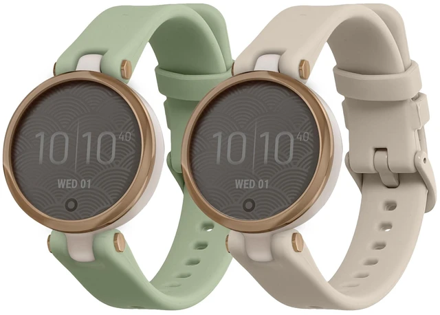 Main image of Straps Compatible with Garmin Lily Sport Straps - 2x Replacement Silicone Watch Bands
