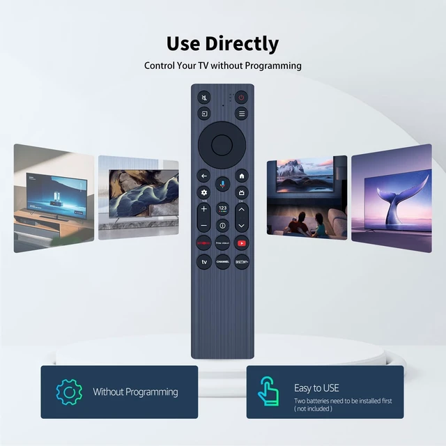 Alt view image 2 of 5 - RC923A FMB1 Replacement Remote Control for TCL RC813A FMB1 Smart LED TV 50/55/65/75/85 C755 Series 55QM6K 75QM6K 65QM6K 65QM7K 55QM7K 75QM7K 98QM6K 85QM6K 85QM7K 98QM7K(Not Voice)