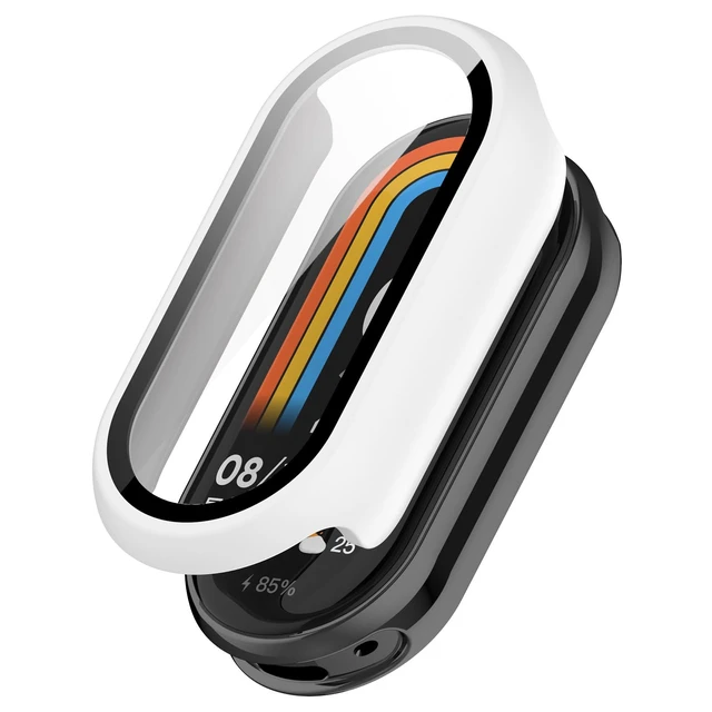 Alt view image 2 of 7 - Compatible with Xiaomi Mi Smart Band 10 Screen Protector, Full Coverage Protective Cases Cover for Xiaomi Mi Smart Band 10 10NFC Accessories (5Pack-B)
