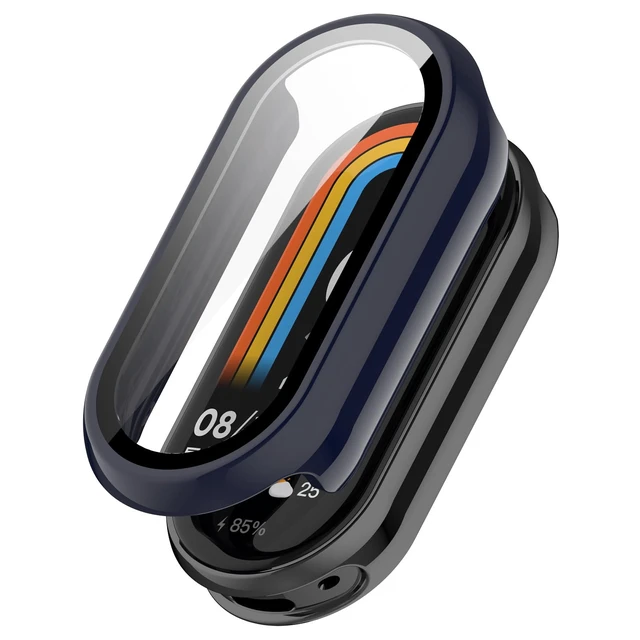 Alt view image 4 of 7 - Compatible with Xiaomi Mi Smart Band 10 Screen Protector, Full Coverage Protective Cases Cover for Xiaomi Mi Smart Band 10 10NFC Accessories (5Pack-A)
