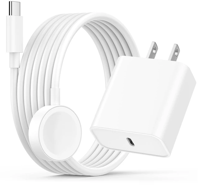 Main image of Apple Watch Charger Fast Charging, 6ft USB C Magnetic iWatch Charger Cable 20W USB C Charger Block with iWatch Portable Wireless Fast Charging Cord for iWatch Series 11/10/9/Ultra/8/7/SE/SE2/6/5/4/3/2