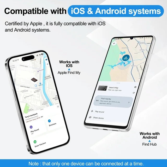 Alt view image 3 of 7 - Smart Wallet Tracker Card (iOS & Android) - Item Finder for Luggage, Keys & Passport Compatible with Apple Find MySlim, Rechargeable & IP68 Waterproof (4 Black)