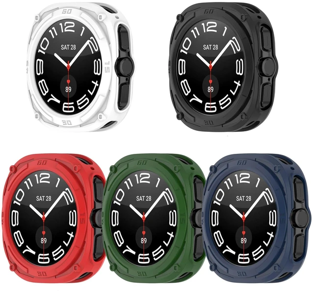 Main image of for Samsung Galaxy Watch Ultra 2/Ultra Case 47mm Accessories, Hard PC Bumper, Face Cover Set Galaxy Watch Ultra 2026/2025/2024 Case Women Men