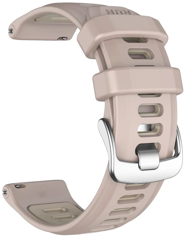Main image of 20mm Band for Garmin Forerunner 170/70/245/645/570 42MM/Venu 2 Plus Soft Silicone Band Strap Wristband with Quick Fit for Garmin Forerunner 570 42MM/Forerunner 245/Forerunner 645/Active 5