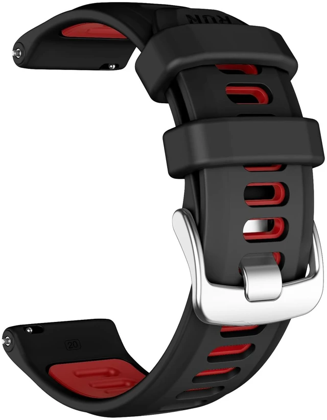 Main image of 20mm Band for Garmin Forerunner 170/70/245/645/570 42MM/Venu 2 Plus Soft Silicone Band Strap Wristband with Quick Fit for Garmin Forerunner 570 42MM/Forerunner 245/Forerunner 645/Active 5