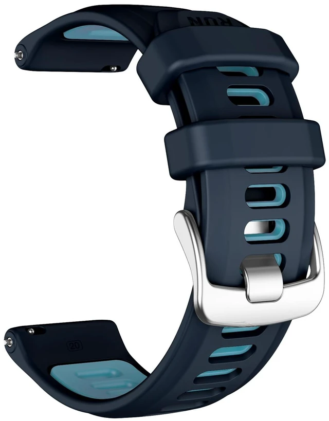Main image of 20mm Band for Garmin Forerunner 170/70/245/645/570 42MM/Venu 2 Plus Soft Silicone Band Strap Wristband with Quick Fit for Garmin Forerunner 570 42MM/Forerunner 245/Forerunner 645/Active 5