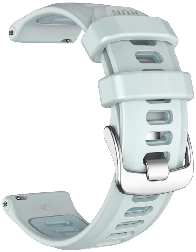 Main image of 20mm Band for Garmin Forerunner 170/70/245/645/570 42MM/Venu 2 Plus Soft Silicone Band Strap Wristband with Quick Fit for Garmin Forerunner 570 42MM/Forerunner 245/Forerunner 645/Active 5
