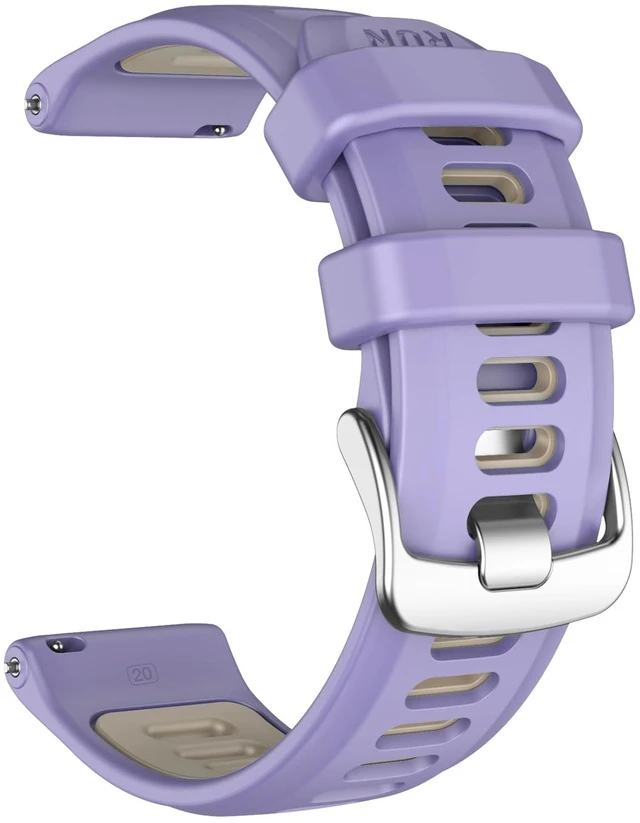 Main image of 20mm Band for Garmin Forerunner 170/70/245/645/570 42MM/Venu 2 Plus Soft Silicone Band Strap Wristband with Quick Fit for Garmin Forerunner 570 42MM/Forerunner 245/Forerunner 645/Active 5