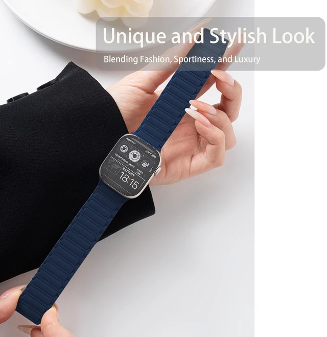 Alt view image 7 of 7 - Compatible with Garmin Venu X1 Bands, Quick Release Silicone Sport Strap Watchband Compatible with Garmin Venu X1 Smartwatch