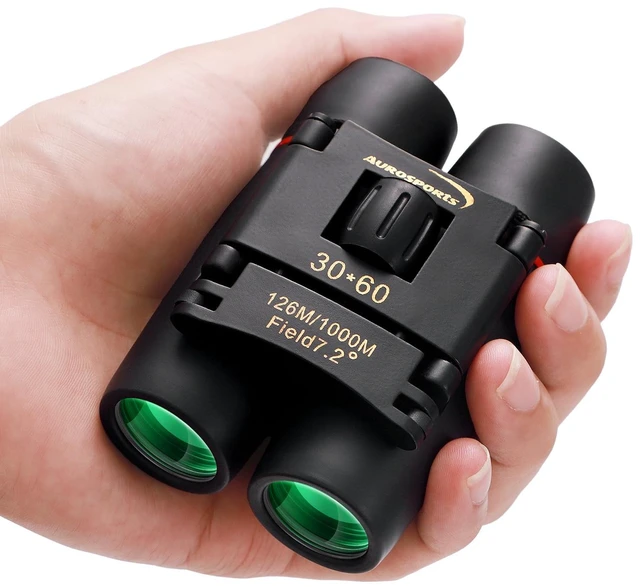 Main image of 30x60 Mini Compact Binoculars for Bird Watching Cruise Travel BAK4 Prism & Wide FOV, Pocket Lightweight Folding, Low Light Vision, Small Bino for Adults & Kids, Easy Focus