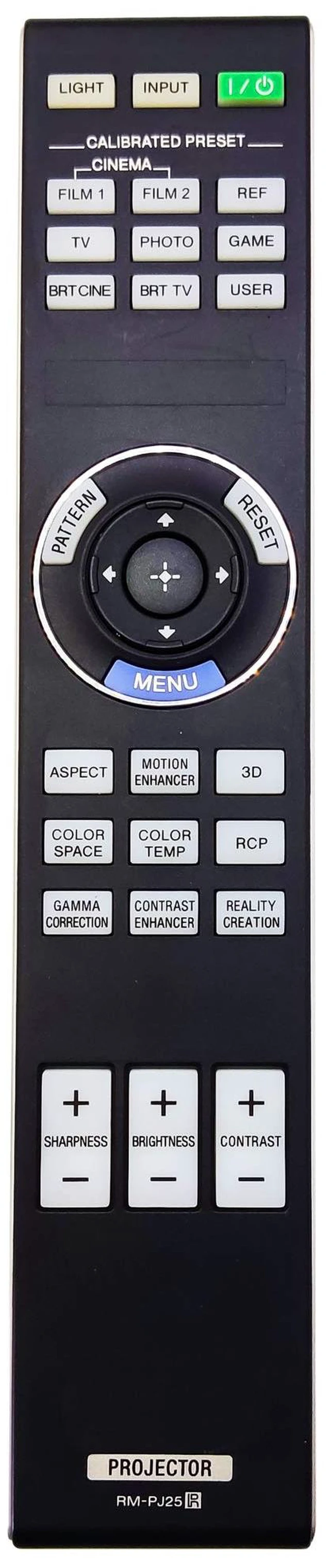 Main image of RM-PJ25 Projector Remote Control for Sony VPL-GTZ1, VPL-HW40ES, VPL-HW45, VPL-HW45ES, VPL-HW55ES, VPL-HW65, VPL-VW285ES, VPL-VW295ES, VPL-VZ1000, VPL-VZ1000ES