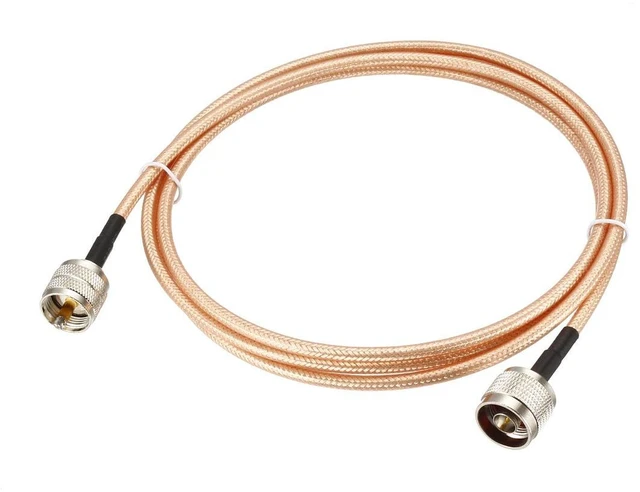 Main image of UHF (PL259) Male to N-Type Male Antenna Cable RG400 Coax Cable 1.83Meter/6Ft