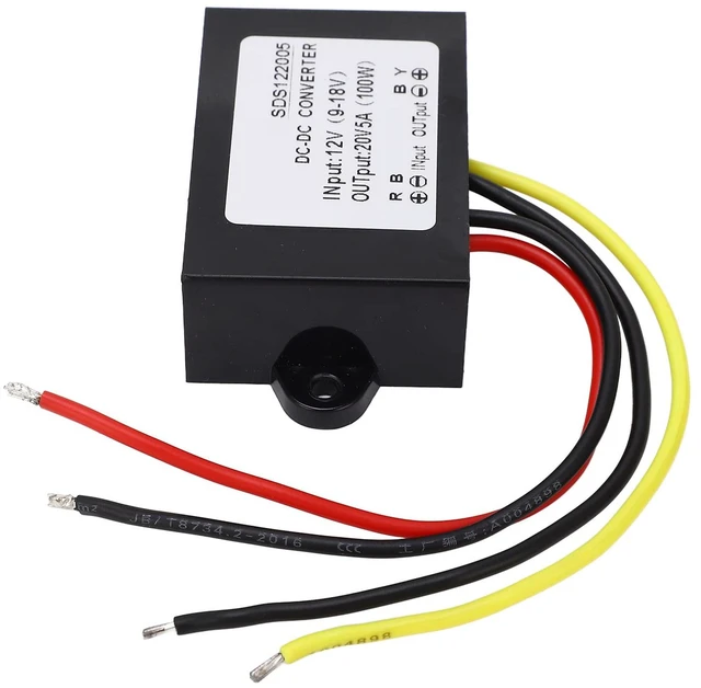 Main image of DC Boost Module 12V to 20V 5A Voltage Regulator Step Up Converter Power Supply IP67 Transformer Plastic Housing