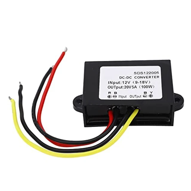 Alt view image 4 of 7 - DC Boost Module 12V to 20V 5A Voltage Regulator Step Up Converter Power Supply IP67 Transformer Plastic Housing