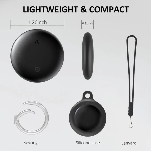 Alt view image 7 of 7 - Bluetooth Tracker for Android, Android Airtag Compatible with Google Find My Device App, Replaceable Battery Item Finder, Tracker Tag for Keys, Suitcase, Backpack, Wallet, Luggage (for Keys)