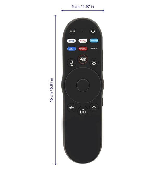 Alt view image 5 of 7 - XRT270 XRT270R Voice Remote Replacement fit for VIZIO Smart TV 4K FHD Quantum, Quantum Pro, P-Series TV V4K43M-0801 V4K43C-0804 V4K43M-0804 V4K50M-0807 V4K50C-0809 V4K50M-0809 V4K50M-0810