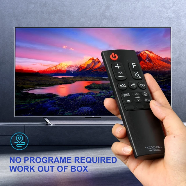 Alt view image 2 of 7 - AKB75595331 Remote Control for LG Sound Bar Remote Control Replacement