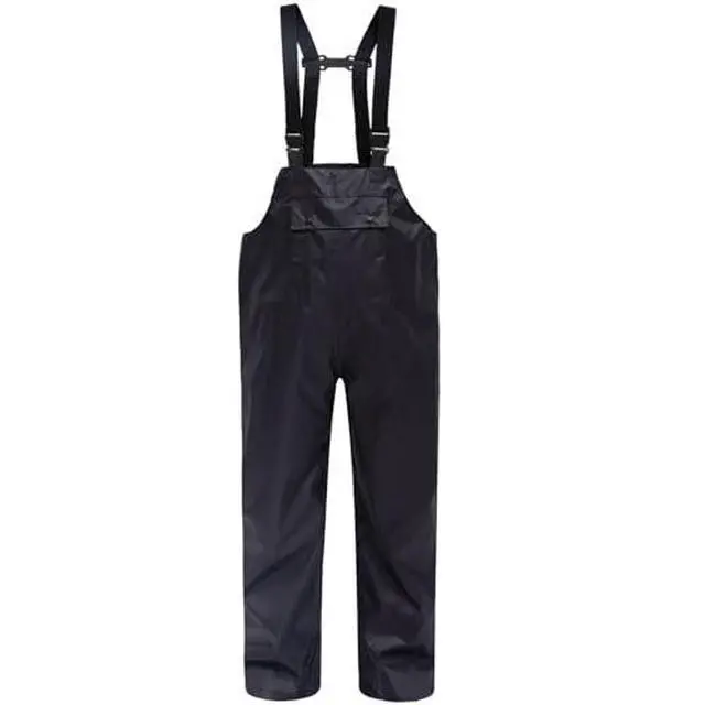Alt view image 2 of 6 - Waterproof Bib Pants for Men Women Lightweight Rain Gear Safety Overalls Outdoor Fishing Trousers
