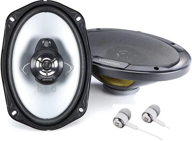 Main image of KFC-6966S 800W Max 6" x 9" 3-Way 4 ohms impedance Car Stereo Coaxial Speakers Pair