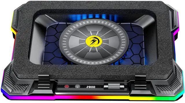 Main image of Gaming Laptop Cooler Cooling Pad, Ultra Cooling with 10°C-35°C Temperature Drop, RGB Turbo Fan Stand Base for 14-19 inch Computer Laptops