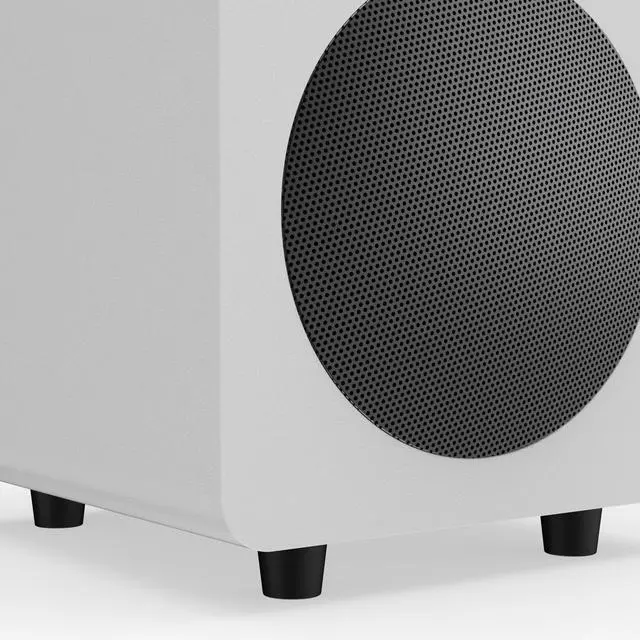 Alt view image 2 of 4 - SUB6V 6 in Sealed Powered Subwoofer (Matte White)