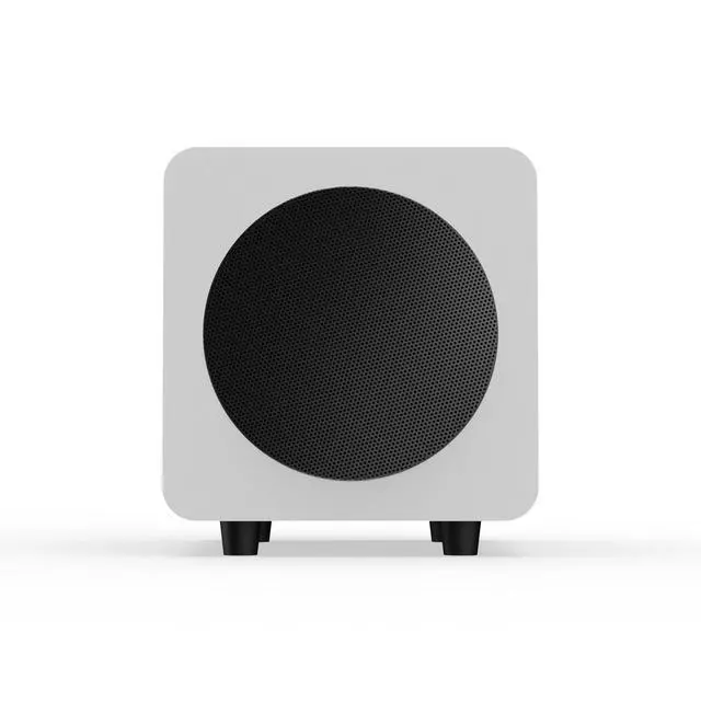 Alt view image 3 of 4 - SUB6V 6 in Sealed Powered Subwoofer (Matte White)