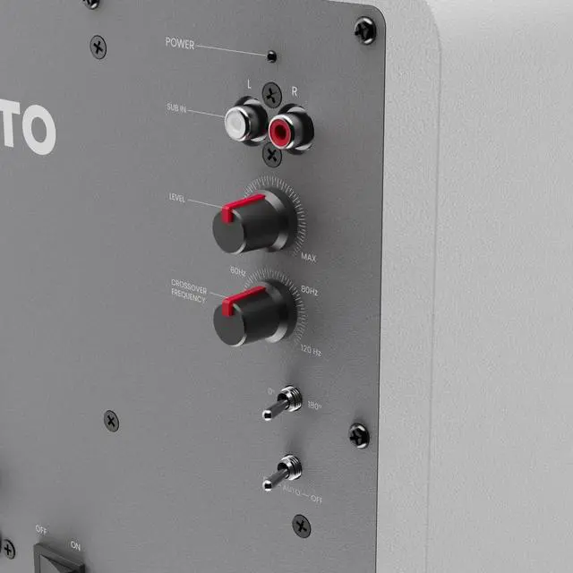Alt view image 4 of 4 - SUB6V 6 in Sealed Powered Subwoofer (Matte White)