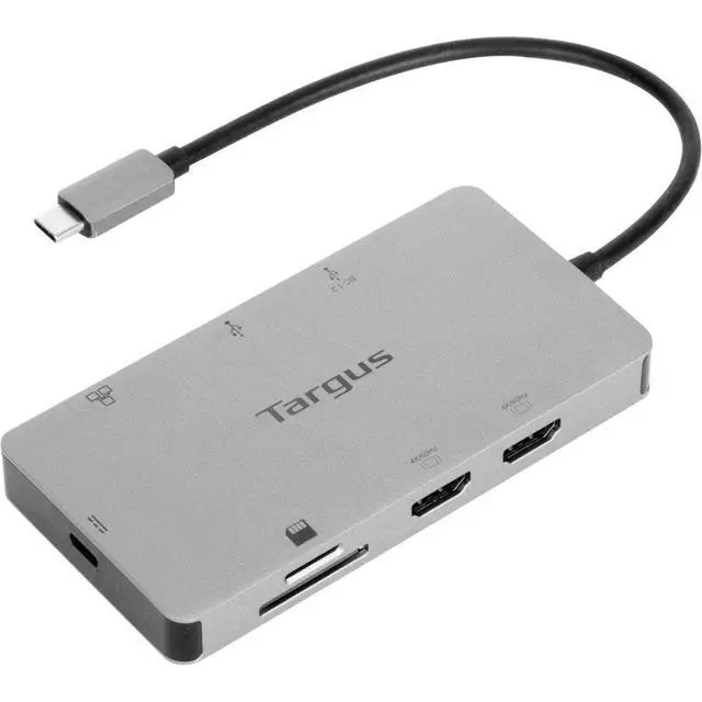 Alt view image 4 of 4 - USB-C Dual HDMI 4K Docking Station with 100W PD Pass-Thru - Expand Your HDMI, USB, and Ethernet Connections On-the-Go (DOCK423TT)