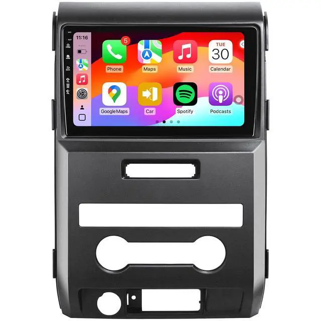 Main image of 5G(WiFi6) Car Stereo for Ford F150 F-150 2009-2012 Android 13 with Wireless CarPlay Android Auto, 9 inch IPS Touchscreen Car Radio Player with 1080P Backup Camera/FM/SWC