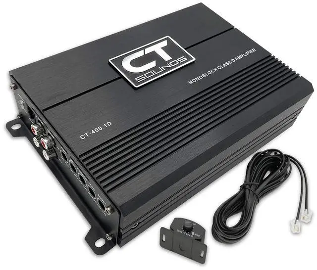 Main image of CT-400.1D Compact Class D Car Audio Monoblock Amplifier, 400 Watts RMS