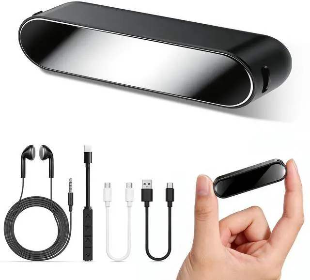 Main image of 128G Magnetic Voice Activated Recorder,40 Days Continuous Recording Device,5000mAh Audio Recorder with AI-Intelligent Triple Noise Reduction,Voice Recorder with Playback for Work Lectures Meeting