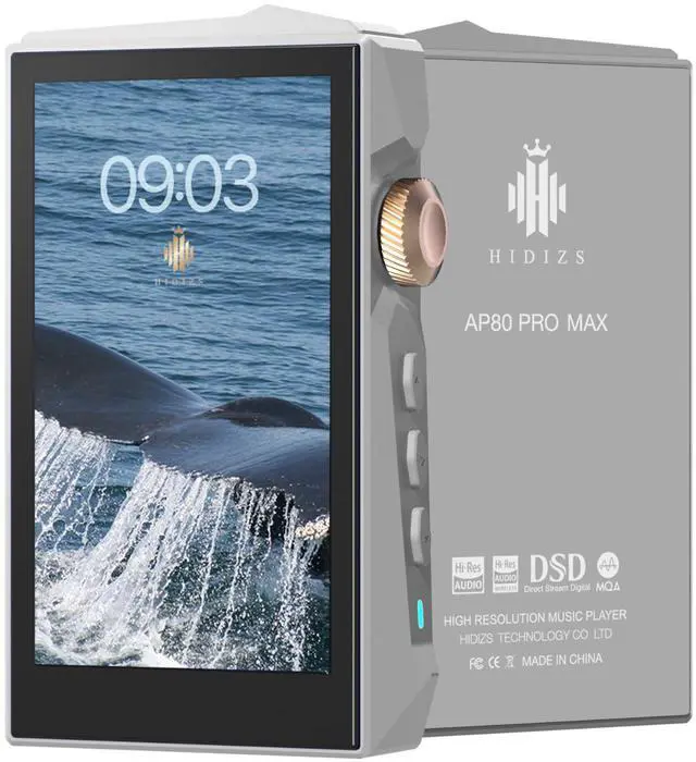 Main image of AP80 Pro MAX DAP MP3 Player with Bluetooth 5.1, 2.4G WiFi Hi-Res Streaming Playback, DLNA & AirPlay Wireless, Dual ES9219C DAC Chips Hi-res Audio Player, 2TB SD Card Exention, Grey