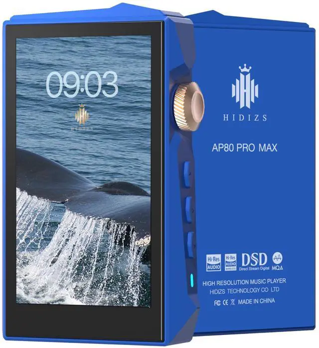Main image of AP80 Pro MAX DAP MP3 Player with Bluetooth 5.1, 2.4G WiFi Hi-Res Streaming Playback, DLNA & AirPlay Wireless, Dual ES9219C DAC Chips Hi-res Audio Player, 2TB SD Card Exention, Blue