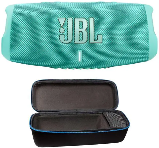 Main image of Charge 5 (Teal) + Bundle with divvi! Protective Hardshell Case (Black)