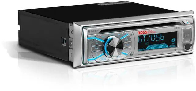 Main image of MR500UABS Marine Boat Stereo Single Din, Bluetooth, CD DVD Player, AM/FM Radio Receiver, USB