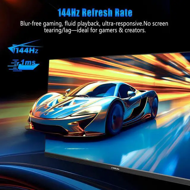 Alt view image 3 of 4 - 28 Inch 4K UHD Gaming Monitor 144Hz 1ms,IPS Monitor with HDR400, 100% sRGB, AMD FreeSync/G-Sync,PC Monitor for Gaming,Office,Type-C/HDMI/USB,Built-in Speaker,VESA Mount, Bluelight Filter