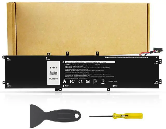 Main image of 4K1VM Laptop Battery Replacement for Dell G7 17 7700 Gaming Series Inspiron 15 7590 7591 7501 Series Precision 5530 5520 5540 Series Vostro 15 7500 Series W62W6 0W62W6 9TM7D 09TM7D XYCW0 0XYCW0 V0GMT