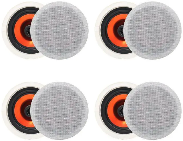 Main image of in Ceiling Speakers, 6.5 Inch 600 Watts Flush Mount Passive Wired for Kitchen,Living Room,Office(4 Speakers)