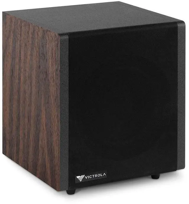Main image of S1 Subwoofer 6.5" Front-Firing Woofer, 6.5" Passive Radiator & Powered Wireless Subwoofer, 70W Amplifier, Volume Control, Bluetooth 5.0 Connectivity (Espresso)