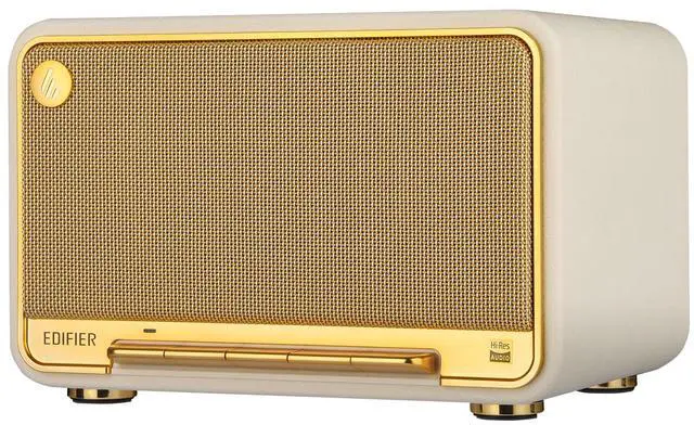 Main image of D32 Tabletop Wireless Speaker, Hi-Res Audio, LDAC, AAC, ALAC, Bluetooth V5.3, 60W (RMS), 2.1 Acoustic Architecture, Full Digital Signal Process, 11h Playtime, APP Control, White