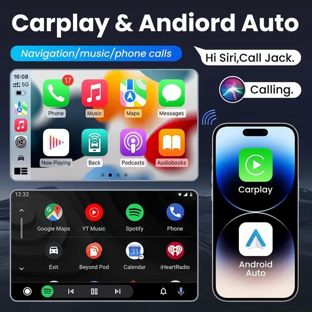 Alt view image 4 of 4 - 8 Core Android 13 Car Radio Stereo for Chevy Silverado 2003-2006 Replacement, Hummer: H2 2003-2007, GMC Sierra Yukon 2003-2006, Wireless CarPlay Android Auto WiFi BT GPS FM AM DSP 4+64G 1080P Camera