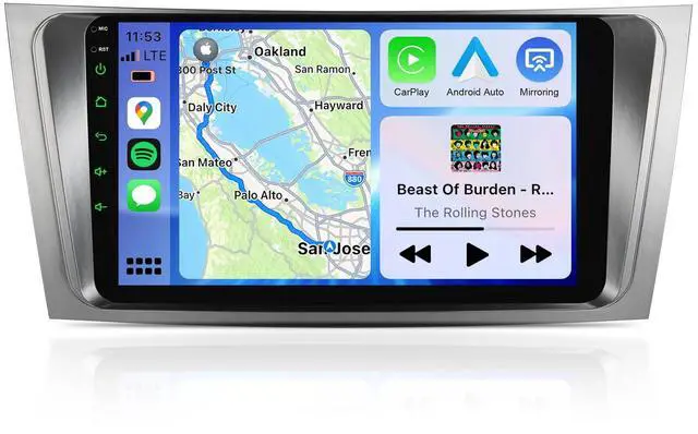 Main image of Car Radio for Toyota Camry 2006 2007 2008 2009 2010 2011 (fit JBL or no JBL, 9 Inch Camry Car Stereo with Wireless CarPlay/Android Auto, GPS Navigation 5G WiFi AM FM Radio Linux