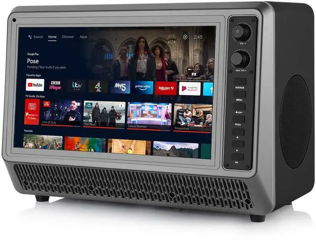 Main image of 15.6 Small Smart TV Built-in Bluetooth Speaker System, 200W Peak Power, 1080P FHD Smart Television with Wi-Fi/HDMI/USB/AUX for Home Entertainment & Camping