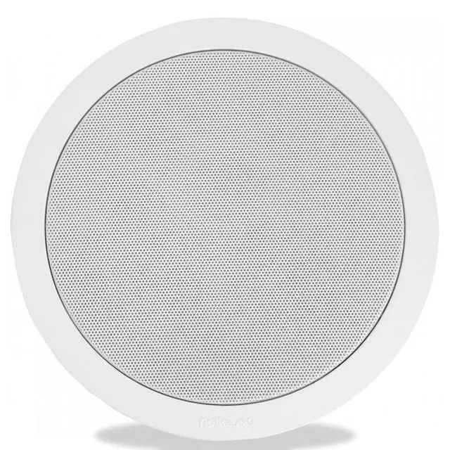 Alt view image 4 of 4 - MC60 2-Way 6.5" in Ceiling Speaker (Single), Dynamic Built-in Audio, Perfect for Humid Indoor/Enclosed Areas, Bathrooms, Kitchens, Patios (White)