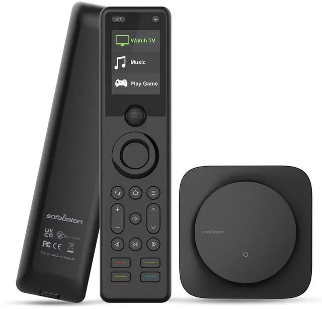 Main image of X1S Universal Remote, All in One Universal Remote Control with Hub & APP, One-Touch Activities, Compatible with 60+Devices, IR/Bluetooth/WiFi/Alexa/Google Assistant, Raise to Wake