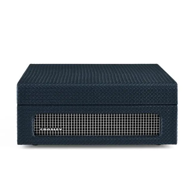 Alt view image 2 of 4 - CR8017B-NY Voyager Vintage Portable Vinyl Record Player Turntable with Bluetooth in/Out and Built-in Speakers, Navy
