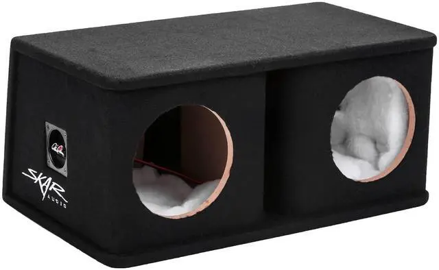 Main image of SK2X8V Dual 8" Universal Fit Ported Subwoofer Enclosure